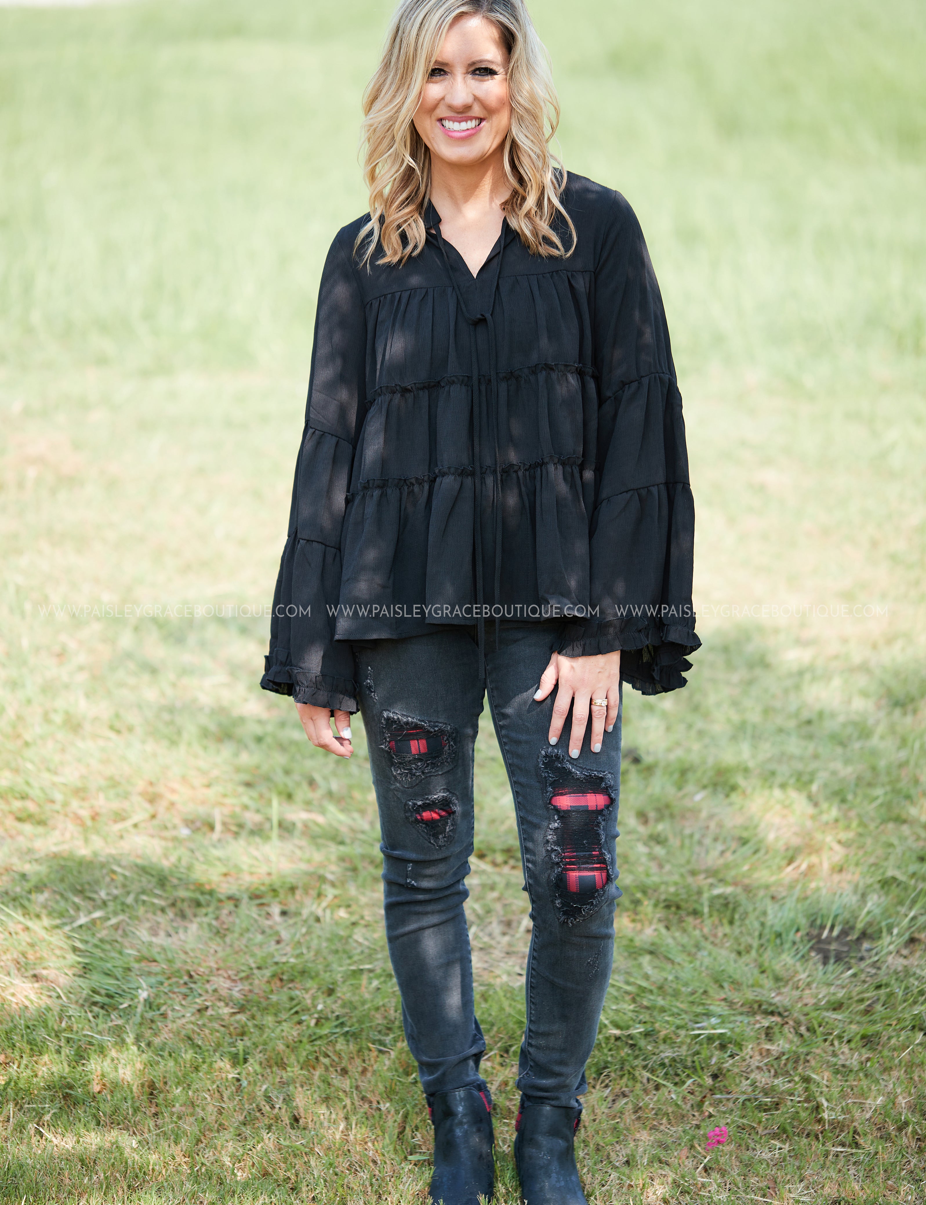 Faye Ruffle Top - LAST ONES *FINAL SALE*
