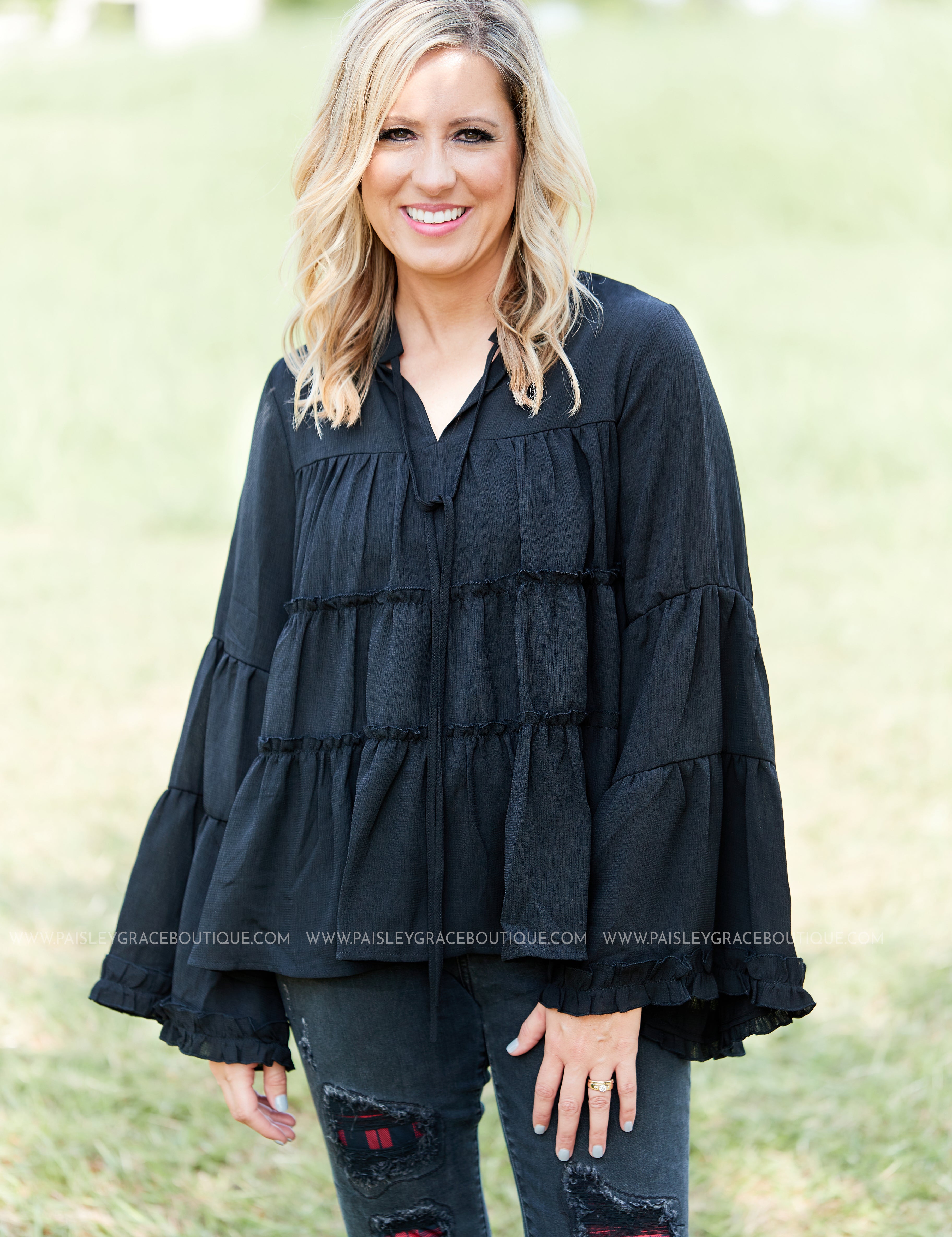 Faye Ruffle Top - LAST ONES *FINAL SALE*