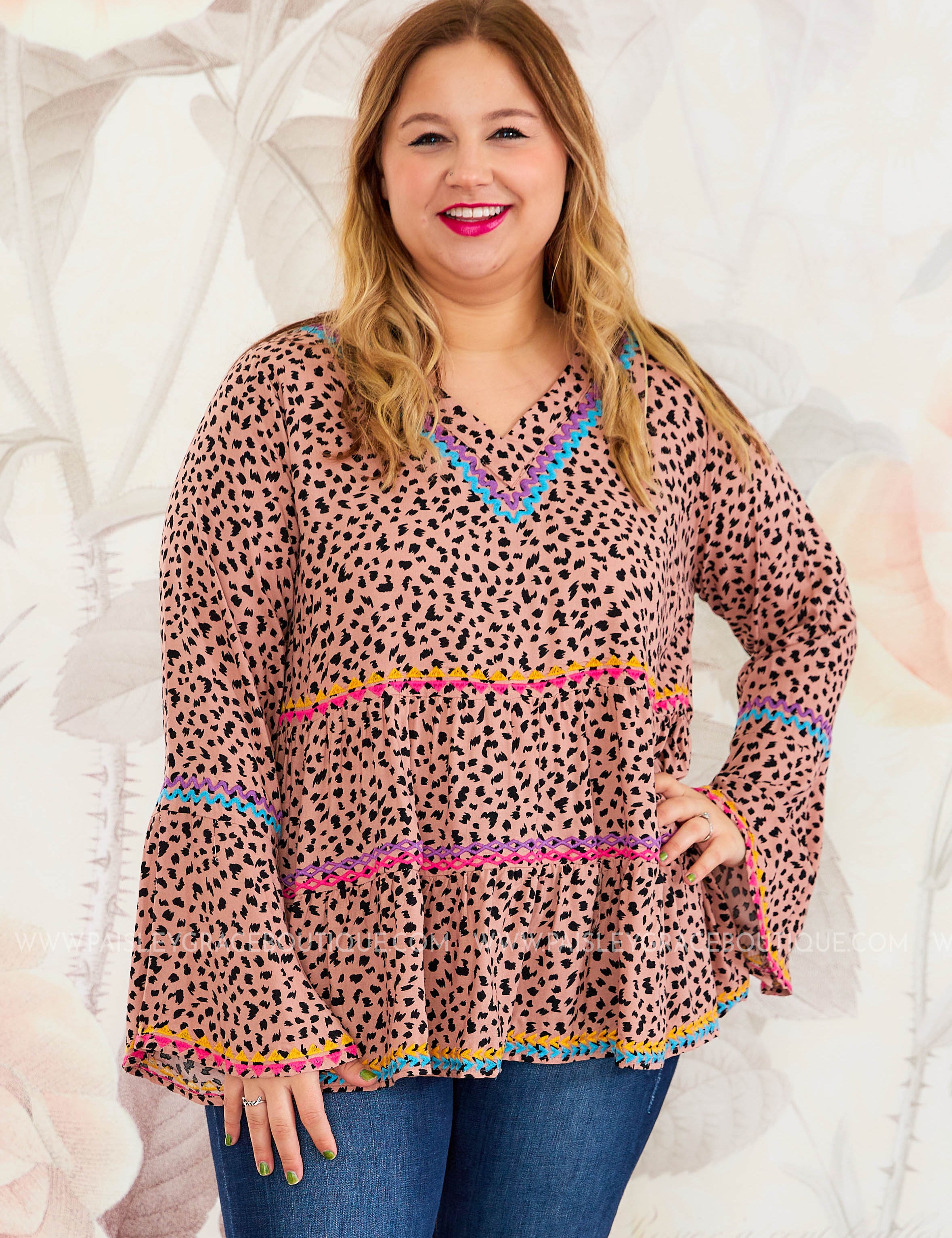Faye Embroidered Top - LAST ONES FINAL SALE