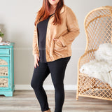 Aspen Adventures Jacket- BEIGE - LAST ONES FINAL SALE