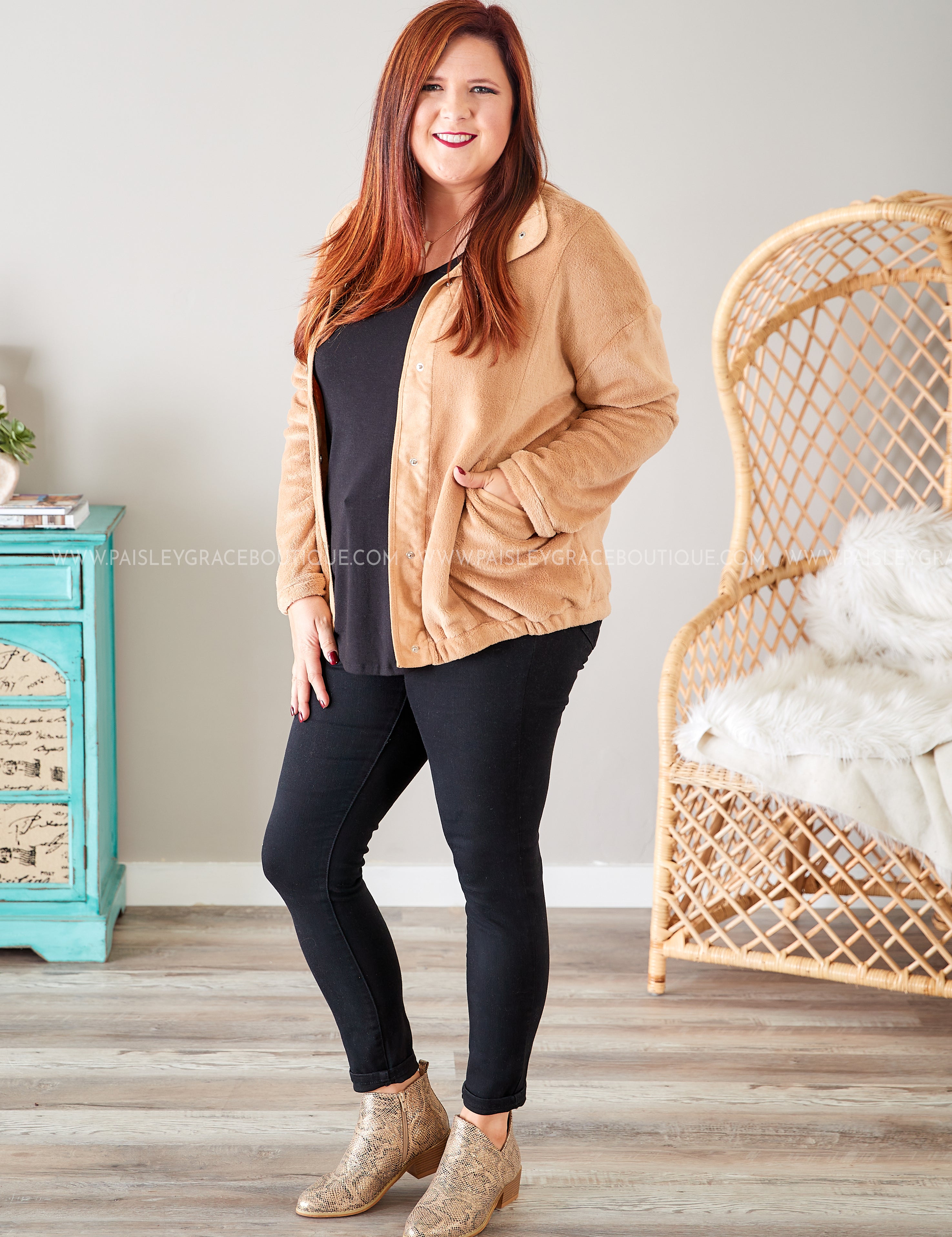 Aspen Adventures Jacket- BEIGE - LAST ONES FINAL SALE