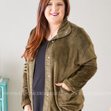Aspen Adventures Jacket- OLIVE - LAST ONES FINAL SALE