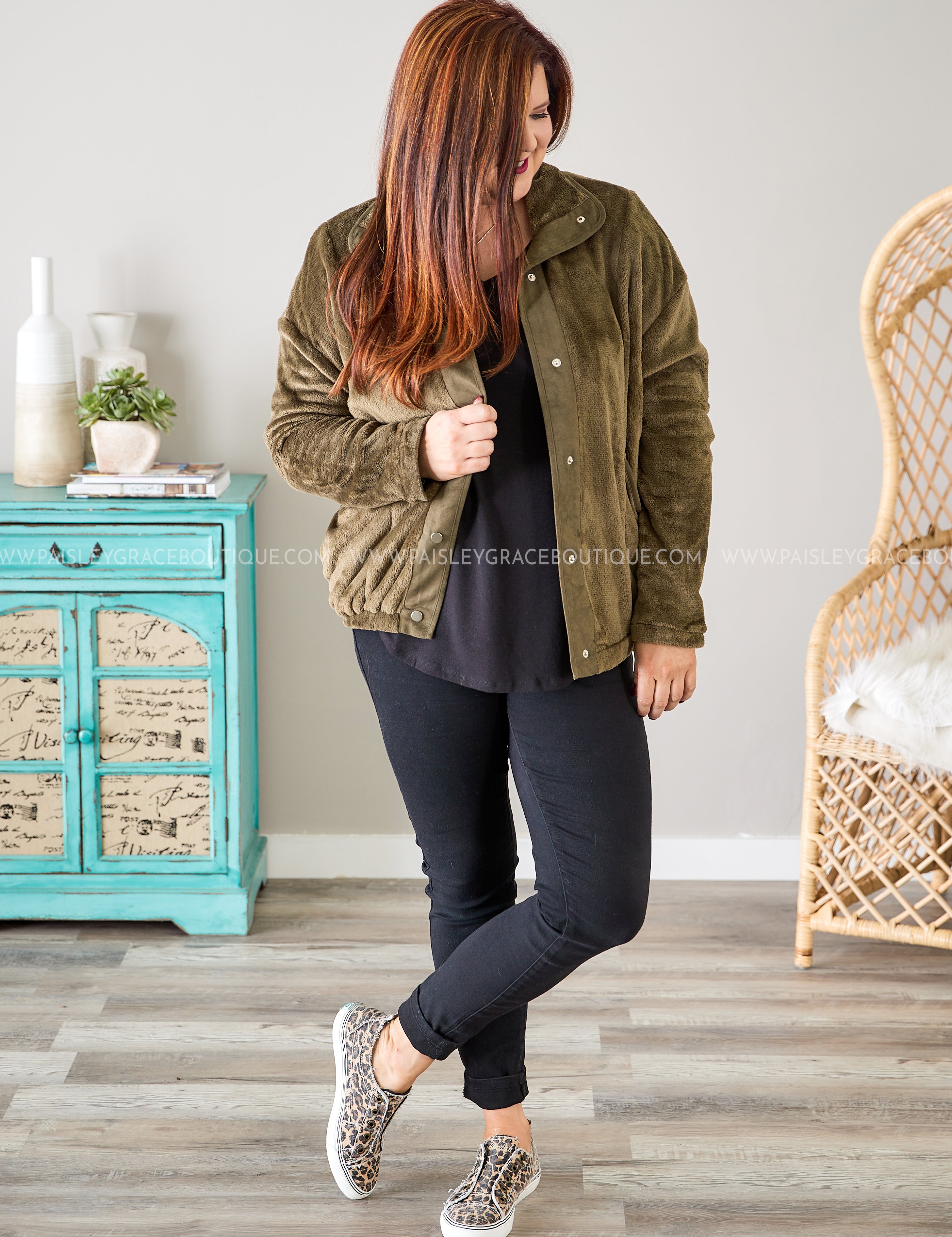 Aspen Adventures Jacket- OLIVE - LAST ONES FINAL SALE