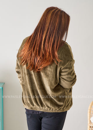 Aspen Adventures Jacket- OLIVE - LAST ONES FINAL SALE