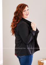 Load image into Gallery viewer, Uptown Girl Jacket- BLACK  - FINAL SALE
