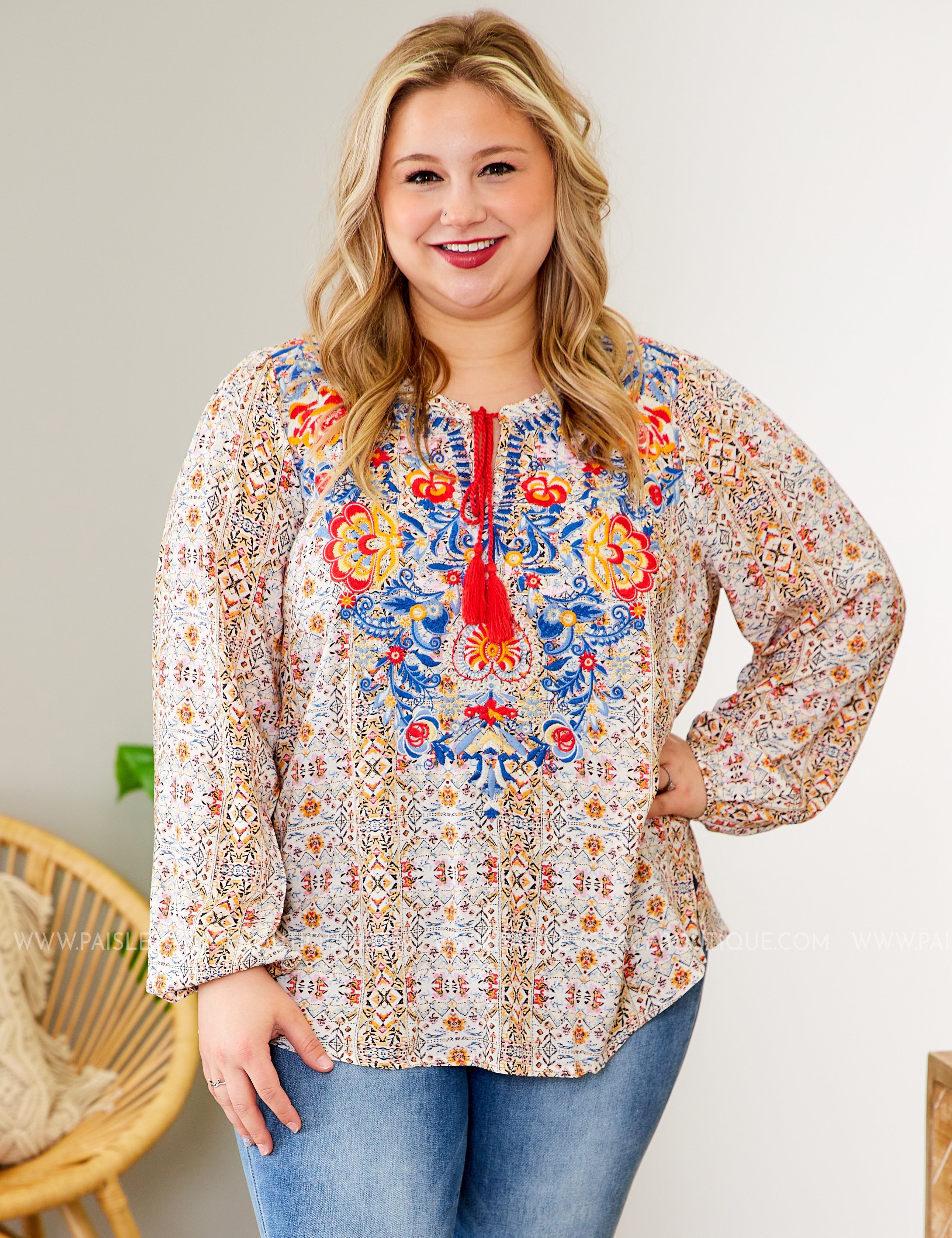 Isabelle Embroidered Top - LAST ONES FINAL SALE