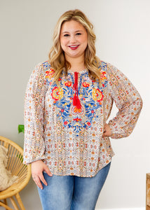 Isabelle Embroidered Top - FINAL SALE