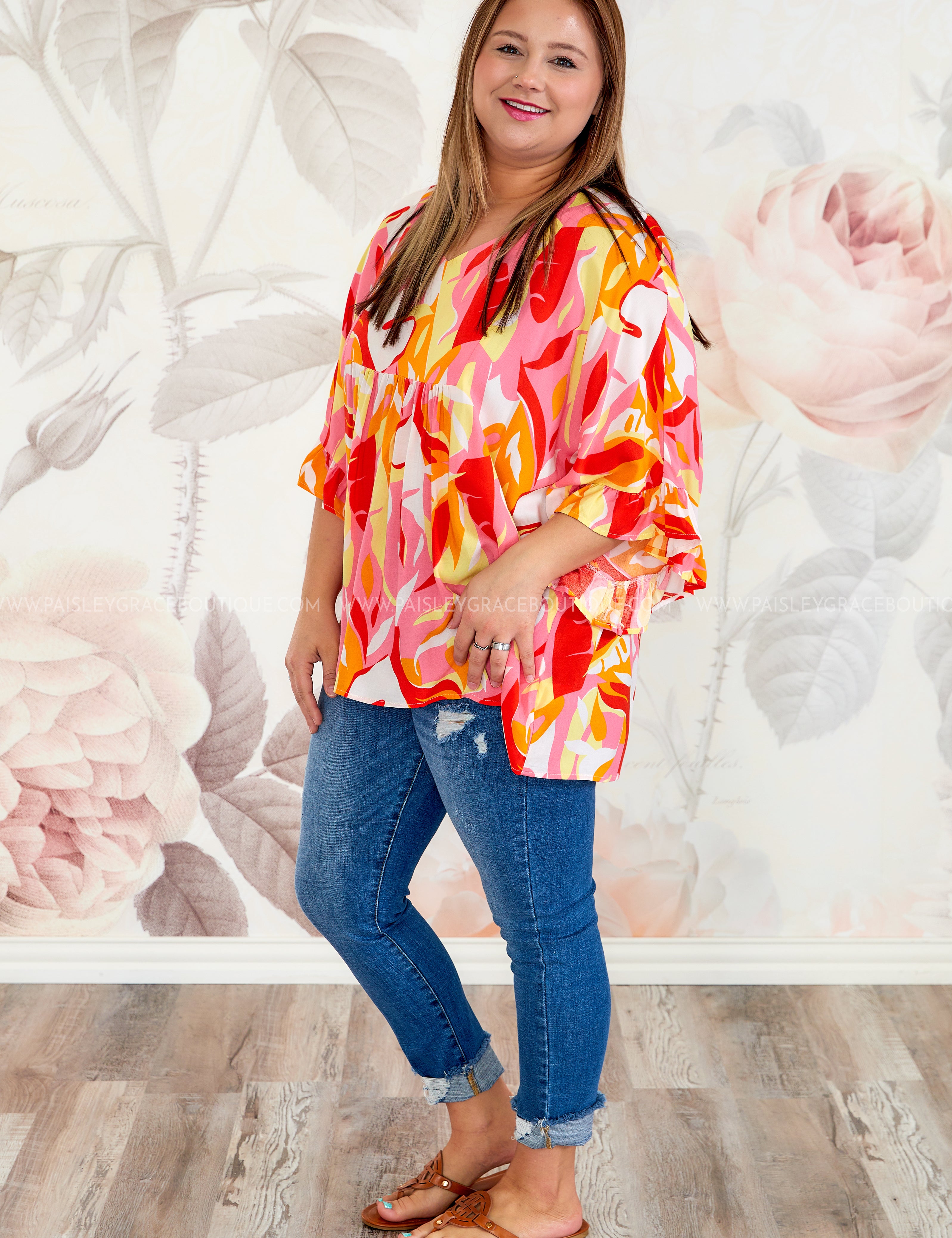 Sunlit Romance Top* LAST ONES FINAL SALE *
