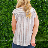 Magnificent Muse Embroidered Top - LAST ONES FINAL SALE