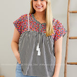 Vivian Embroidered Top - LAST ONES FINAL SALE