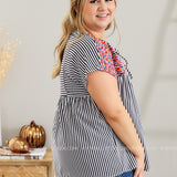 Vivian Embroidered Top - LAST ONES FINAL SALE