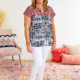 Magical Beginnings Top - Navy* LAST ONES FINAL SALE *