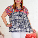 Magical Beginnings Top - Navy* LAST ONES FINAL SALE *