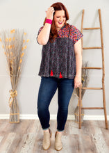 Load image into Gallery viewer, Relive The Magic Embroidered Top - FINAL SALE
