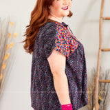 Relive The Magic Embroidered Top - LAST ONES FINAL SALE