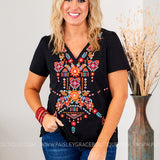 Sophia Embroidered Top - RESTOCK - LAST ONES FINAL SALE