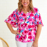 Love On Fire Top - Ivory - LAST ONES FINAL SALE