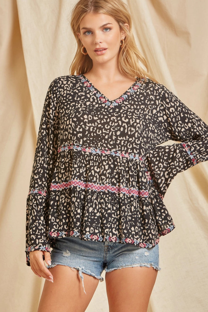 Filled With Hope Embroidered Top - FINAL SALE CLEARANCE