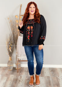 All Time High Embroidered Top - FINAL SALE CLEARANCE
