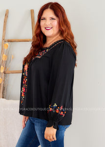 All Time High Embroidered Top - FINAL SALE CLEARANCE