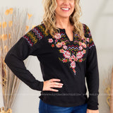 Ride On By Embroidered Top - LAST ONES FINAL SALE