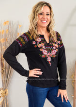 Load image into Gallery viewer, Ride On By Embroidered Top  - FINAL SALE CLEARANCE
