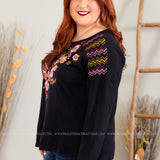 Ride On By Embroidered Top - LAST ONES FINAL SALE
