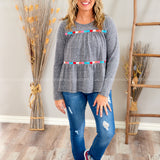 Pure Coincidence Embroidered Top - LAST ONES FINAL SALE