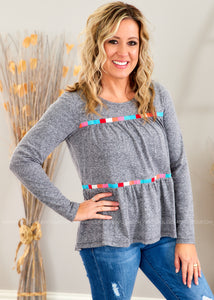 Pure Coincidence Embroidered Top - FINAL SALE CLEARANCE