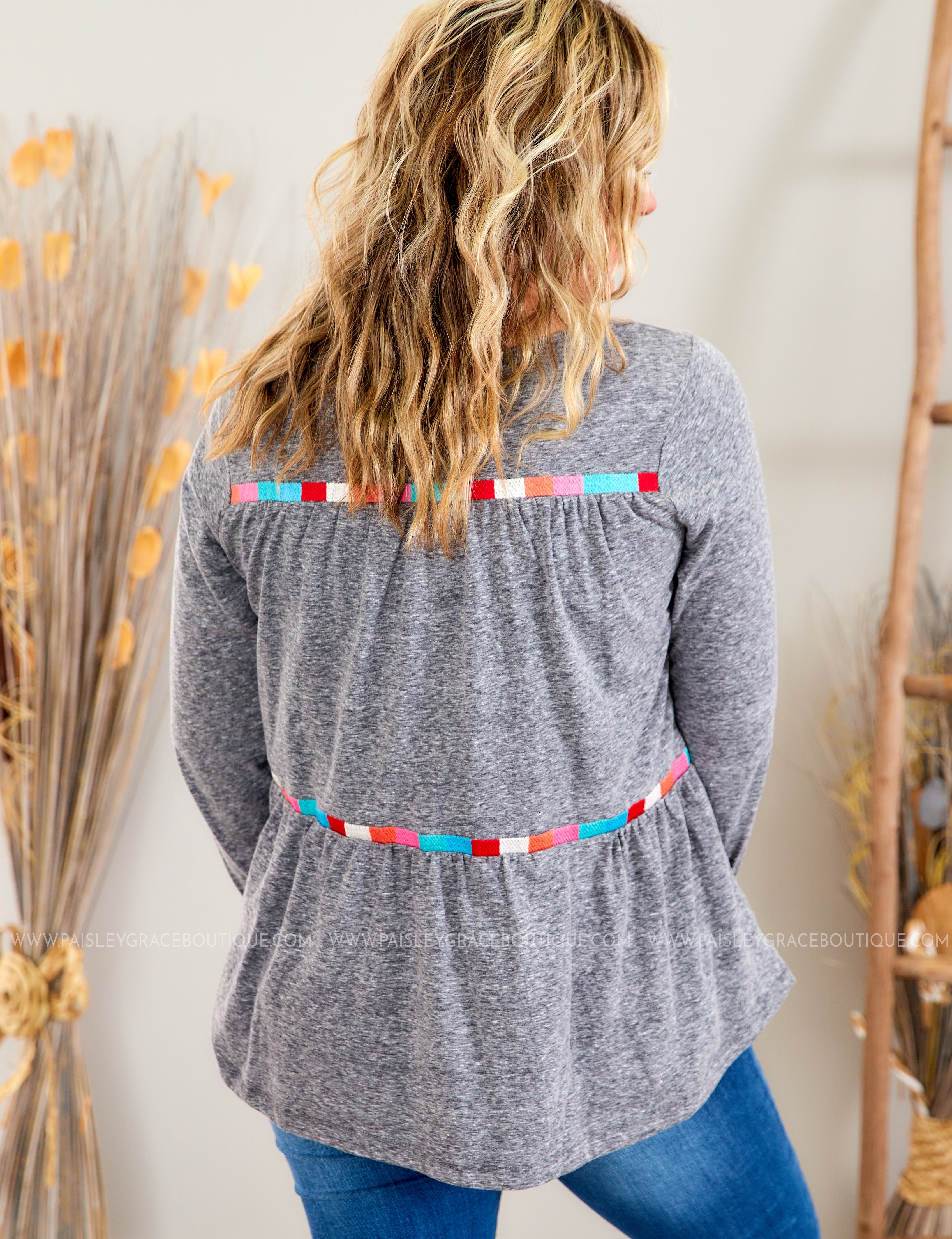 Pure Coincidence Embroidered Top - LAST ONES FINAL SALE