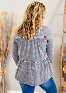 Pure Coincidence Embroidered Top - FINAL SALE CLEARANCE