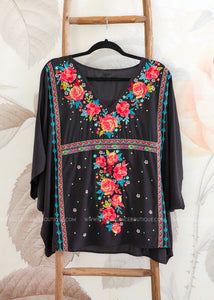 Helena Embroidered Top - FINAL SALE CLEARANCE