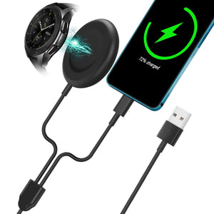 2 in 1 Charger for Galaxy watch and Type C phones