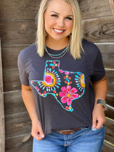 Load image into Gallery viewer, Floral State Tee - Oklahoma - LAST ONES FINAL SALE

