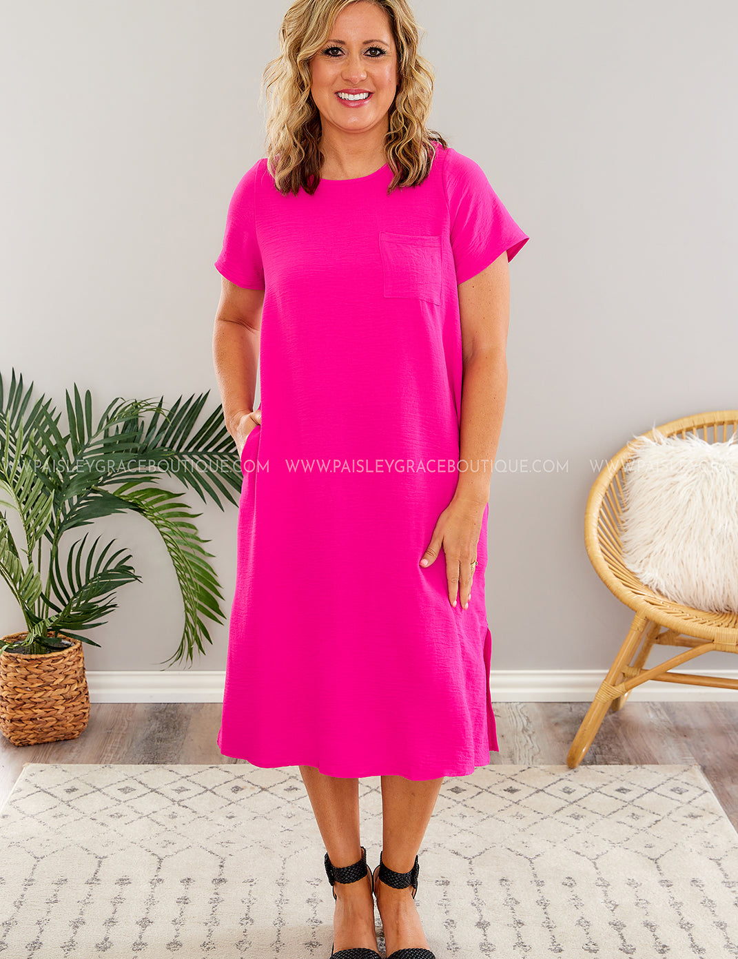 Making Promises Maxi Dress - Fuchsia - LAST ONES FINAL SALE