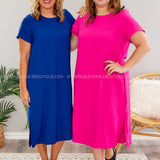 Making Promises Maxi Dress - Fuchsia - LAST ONES FINAL SALE