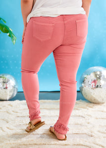 Estelle Skinny Jeans by Coco & Carmen - Rose - FINAL SALE