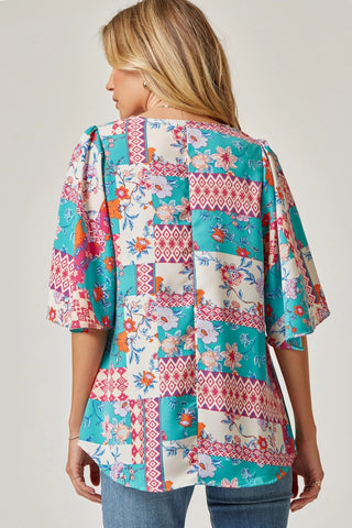 Easily Amused Embroidered Top* FINAL SALE *