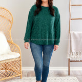 Soft & Slow Top - Hunter Green* LAST ONES FINAL SALE *