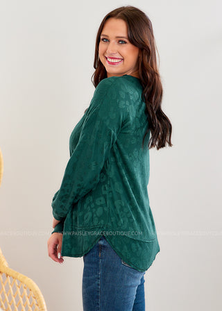 Soft & Slow Top - Hunter Green - FINAL SALE