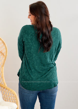 Soft & Slow Top - Hunter Green - FINAL SALE