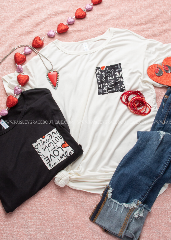 Love Letters Top- IVORY - LAST ONES FINAL SALE CLEARANCE