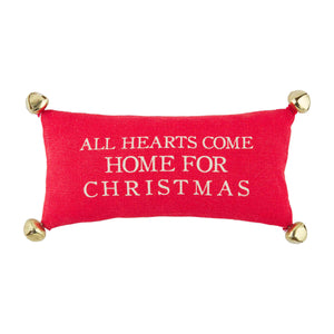 Holiday Mini Jingle Bell Pillows by Mud Pie - FINAL SALE