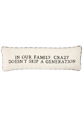 Generation Family Pillow by Mud Pie