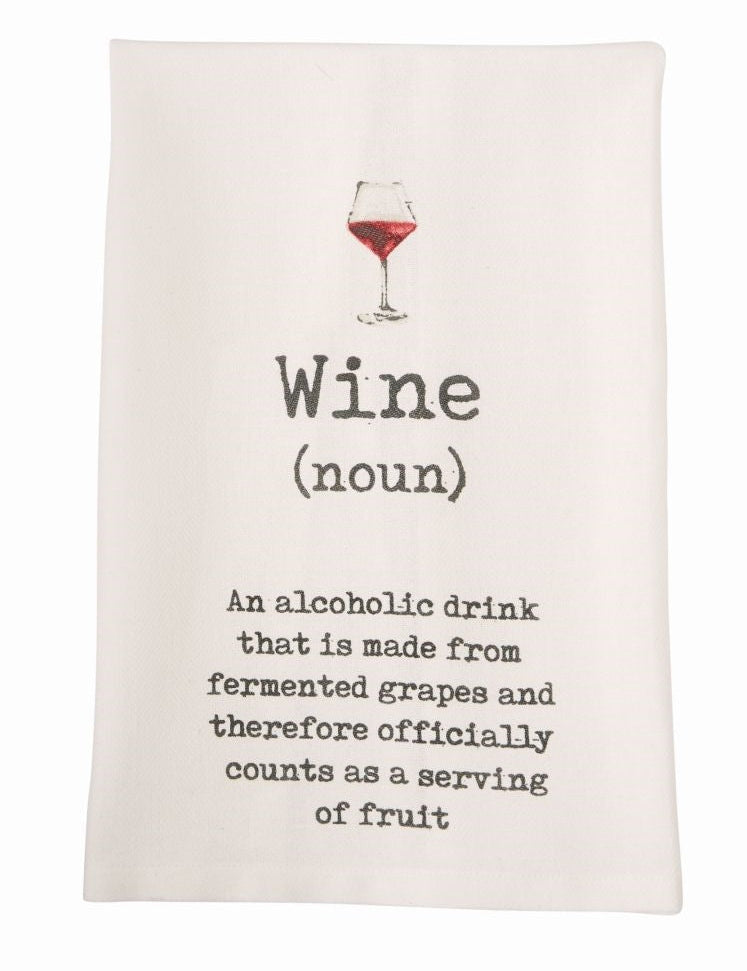 Wine Tea Towels - 6 Styles