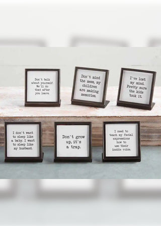 Metal Saying Plaques by Mud Pie - 5 Styles - LAST ONE FINAL SALE