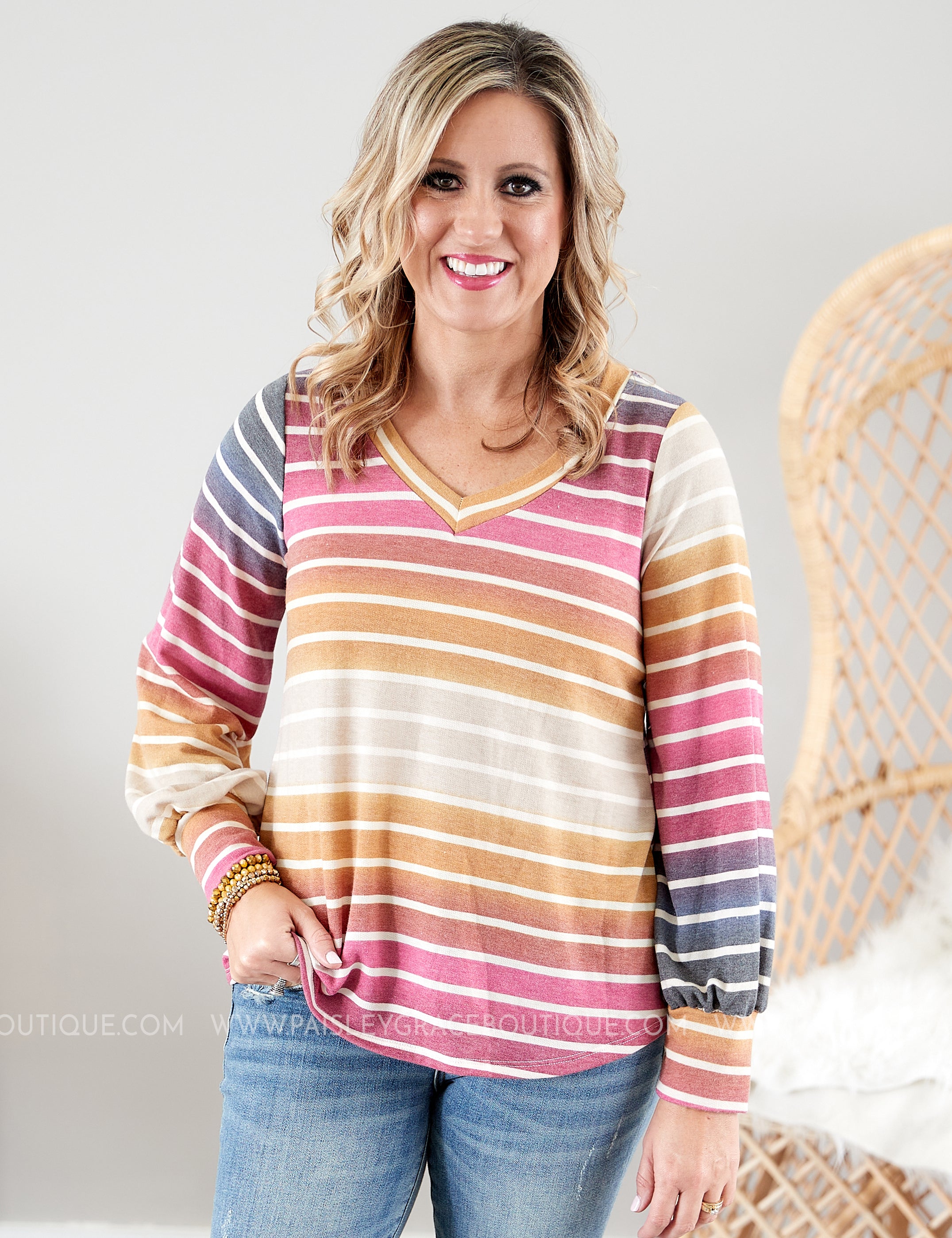 Journey Top- MAGENTA* LAST ONES FINAL SALE *