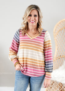 Journey Top- MAGENTA  - FINAL SALE