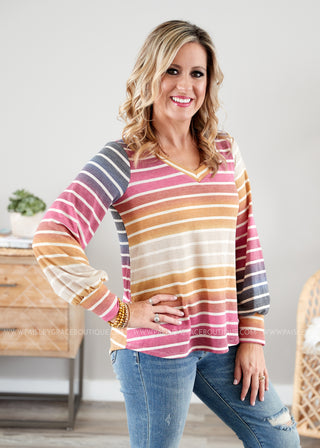 Journey Top- MAGENTA  - FINAL SALE