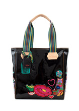 Load image into Gallery viewer, Classic Tote, Poppy Black by Consuela
